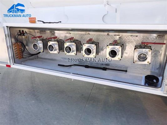 45000 Liter Oil Fuel Tank Semi Trailer With 6 Pcs Comdepartment