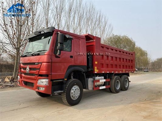 371HP 18m3 Cargo Box Used SINOTRUK Tipper Truck For South Sudan