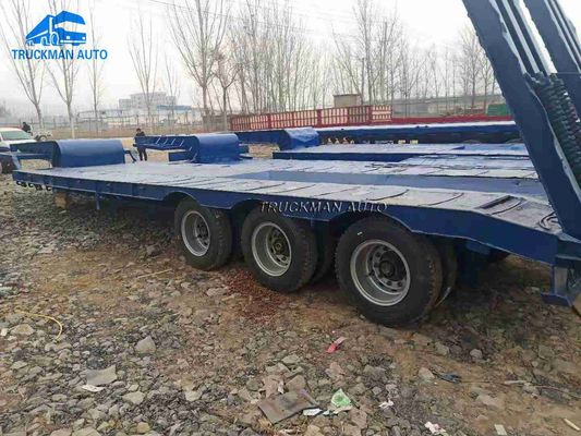 2017 Year 3 Axle Used Low Bed Semi Trailer With FUWA Brand Axle