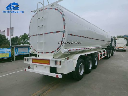 5 Comdepartment 40 Cubic Oil Tank Trailer For Chemical Liquid Transport