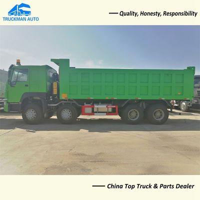Durable 12 Wheel SINOTRUK HOWO 8x4 Mining Dump Truck Tipper Truck In Stock