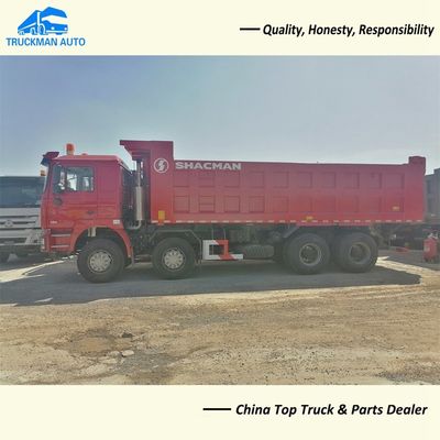 12 Wheel SHACMAN 50 Tons 8x4 Dump Truck For Ghana