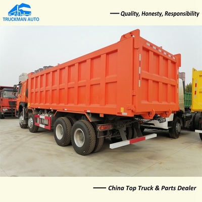 8x4 SINOTRUK HOWO 50 Tons Heavy Duty Dump Truck With Right Hand Drive Cabin