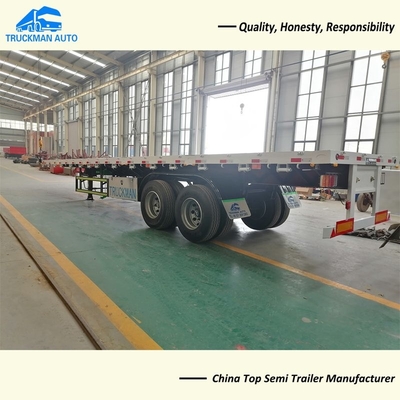 TWO Axle 50 Tons Container Semi Trailer Mechanical Type