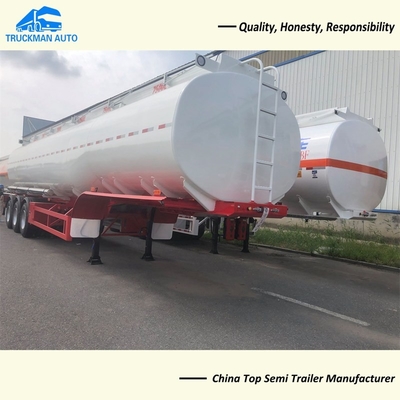 45000 Liter Oil Tank Trailer With 16 Tons Axle Carbon Steel