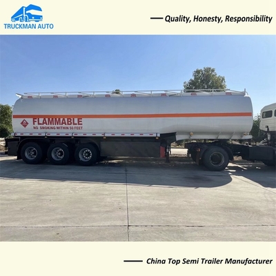 3 Axle 26000 Liter Oil Tank Semi Trailer With Compartment