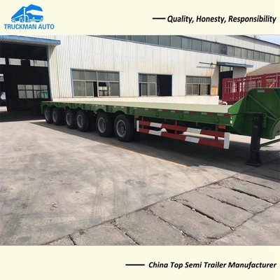 120 Tons Lowbed Semi Trailer 6 Axle HG60 Material