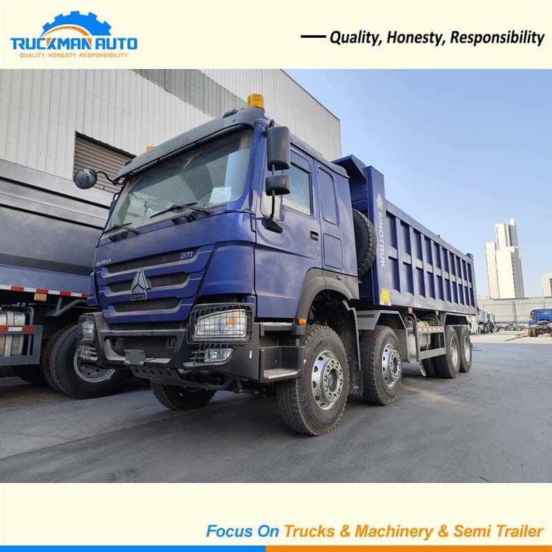Affordable Price SINOTRUK HOWO 12 Wheels 50 Tons Dump Truck For Nigeria
