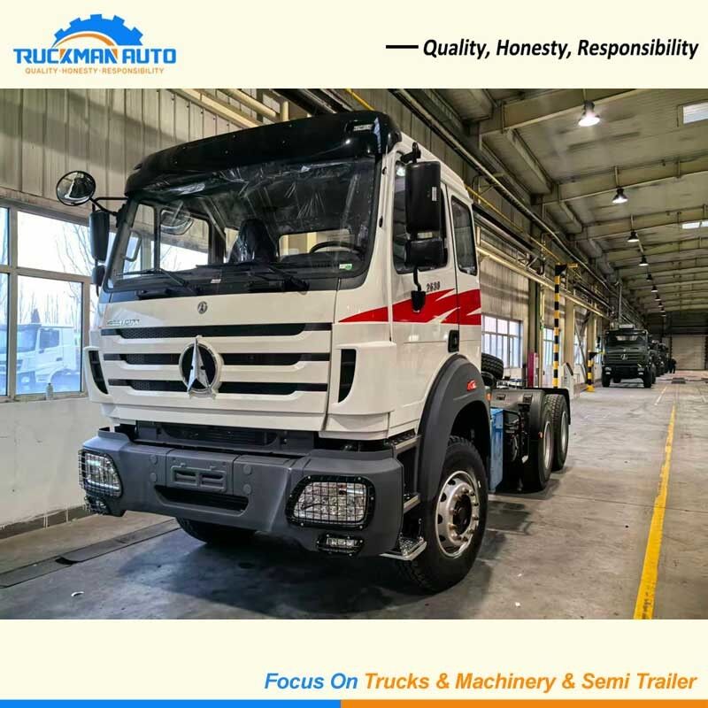 Brand New BEIBEN 2638 6X4 380HP Tractor Truck For Cameroon