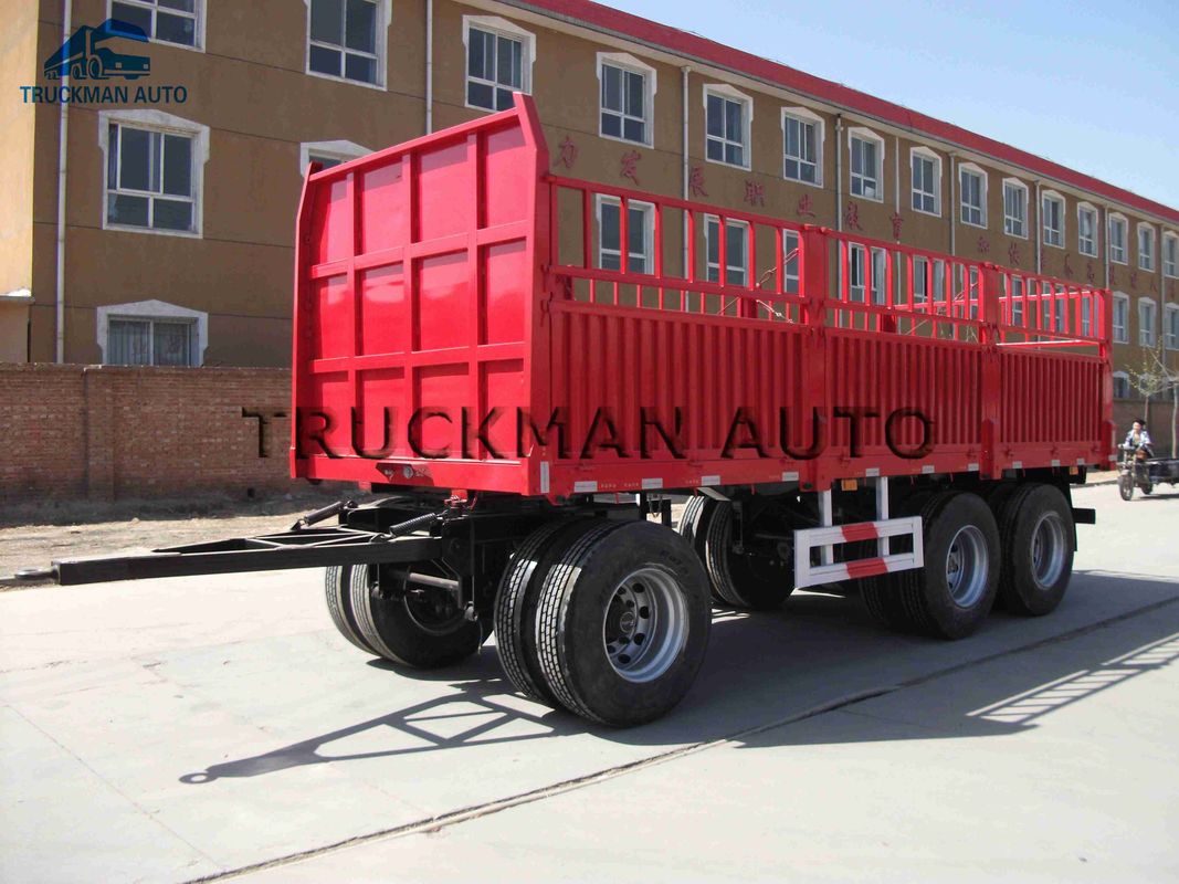 Durable Full Trailer Truck Optional Colors  For Bulk And 20 Feet Container