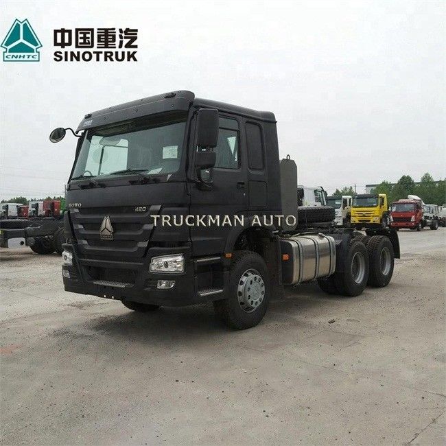 10 Wheel Prime Mover Truck 400l-1000l Oil Tank With 371hp Sinotruk Engine