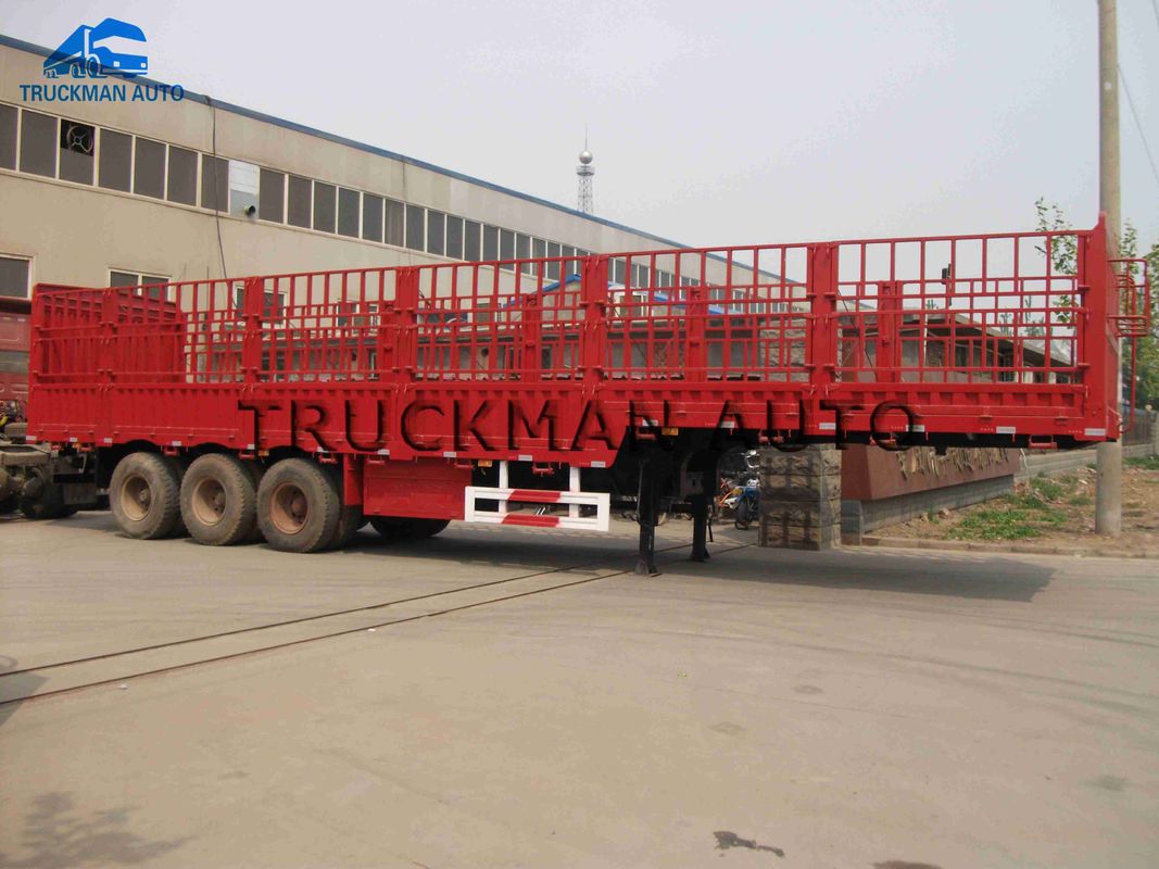 Basket Semi Trailer Storage Containers  60 Tons Capacity To Carry Bulk Goods