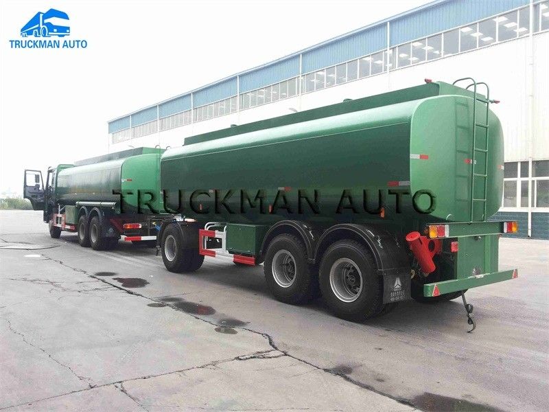 25000 Liters 25 Tons  Full Trailer Truck High Loading  With The Drawbar Big